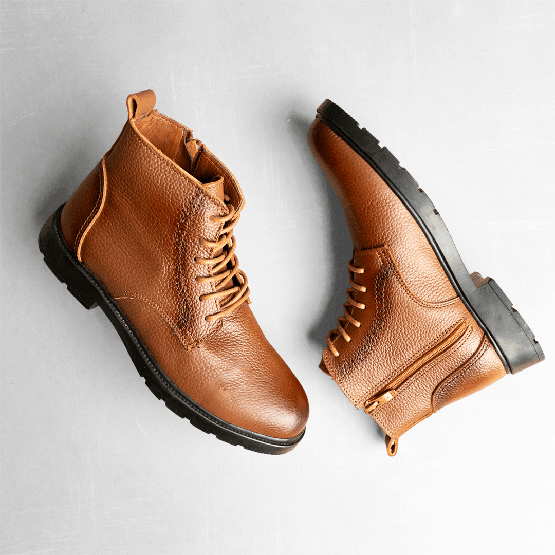 Half-Boot Genuine Leather