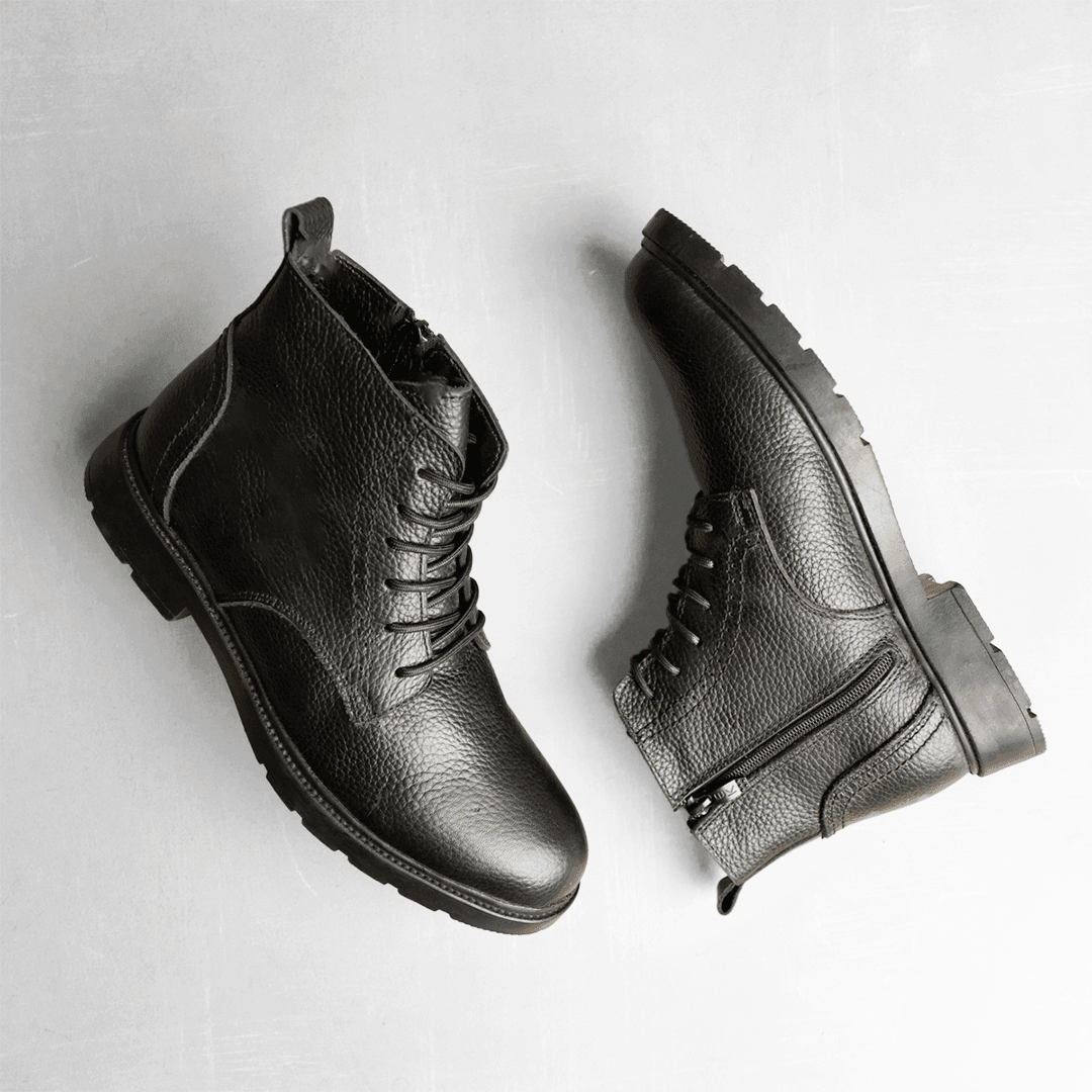 Half-Boot Genuine Leather